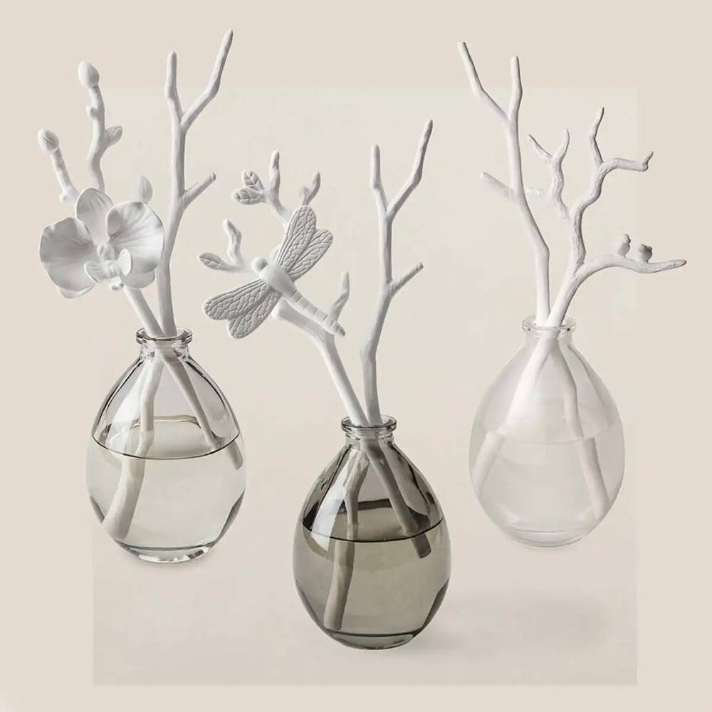 ILLUMINARIA Porcelain Room Diffuser Essence of Jasmine Dragonfly NEW IN BOX - Picture 9 of 10